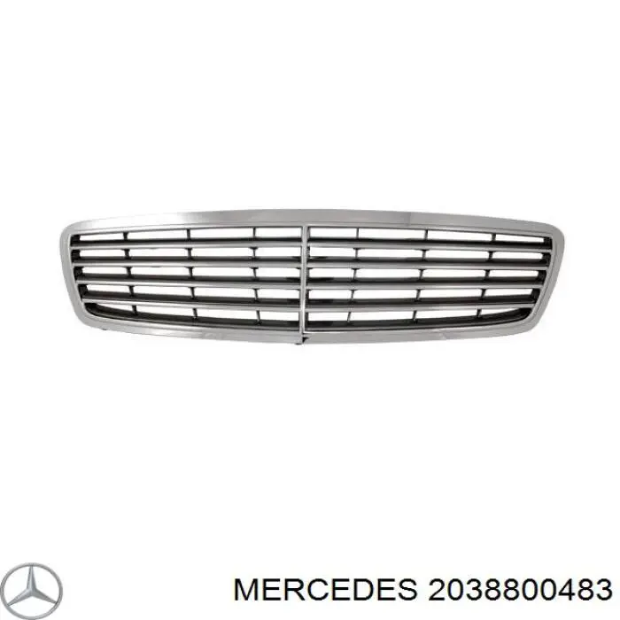 Grelha do radiador Mercedes A20388001237D11 preço, a partir de 129,12 USD