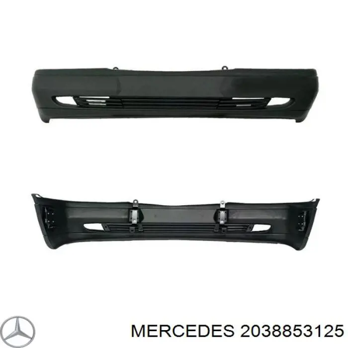 Compre 2038853125 Mercedes Pára-choque dianteiro