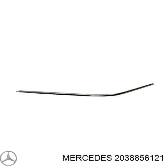 Moldura esquerda do pára-choque dianteiro Mercedes 2038856121 preço, a partir de 36,47 USD