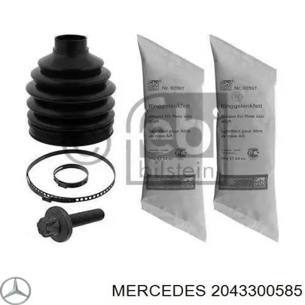 Compre 2043300585 Mercedes Bota de proteção externa de junta homocinética do semieixo dianteiro