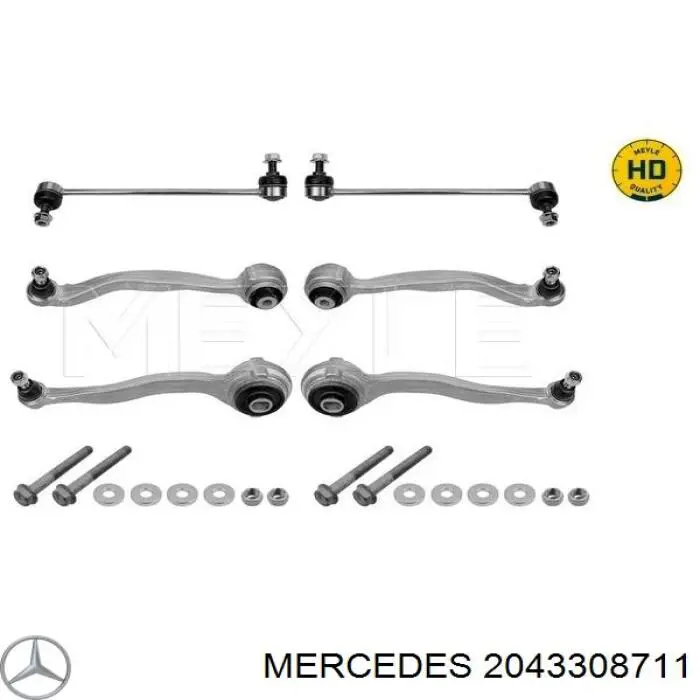 Compre 2043308711 Mercedes Braço oscilante superior esquerdo de suspensão dianteira