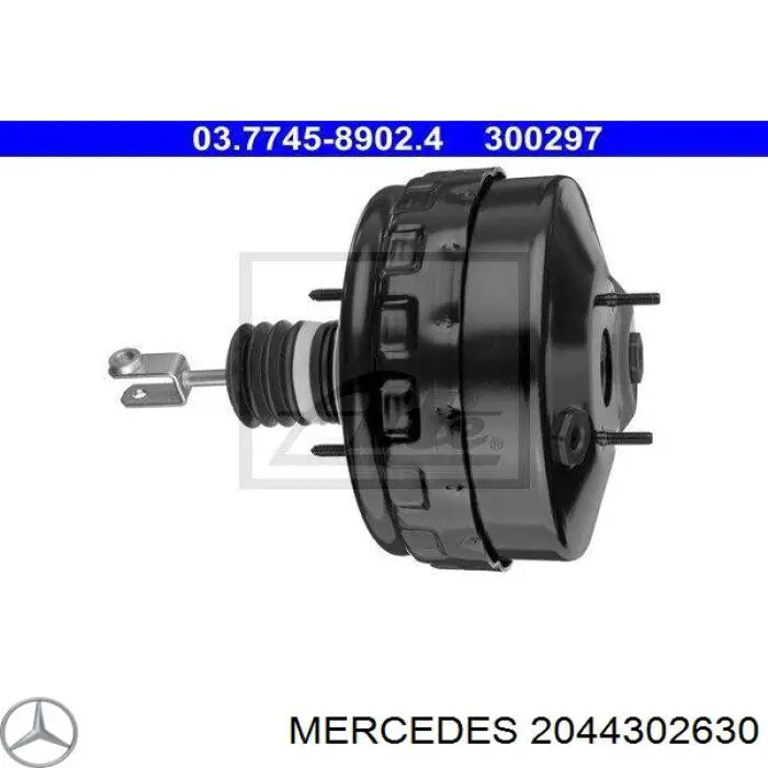 2044302630 Mercedes Reforçador dos freios a vácuo
