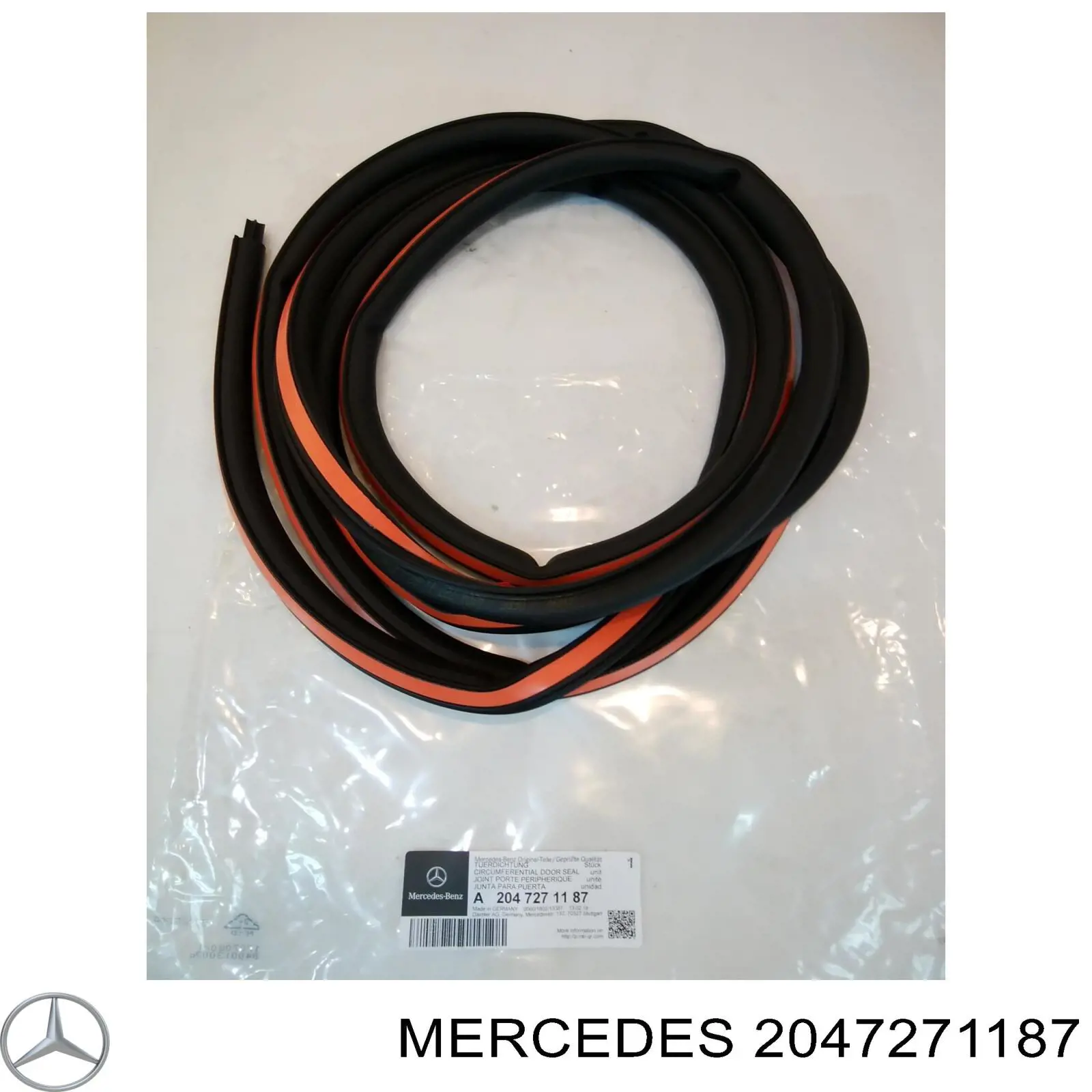 A2047270387 Mercedes Compactador da porta dianteira (na porta)