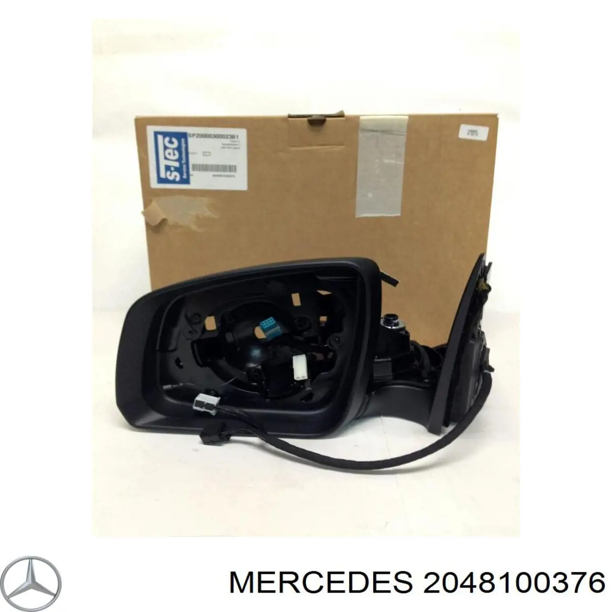 A2048100376 Mercedes Espelho de retrovisão esquerdo