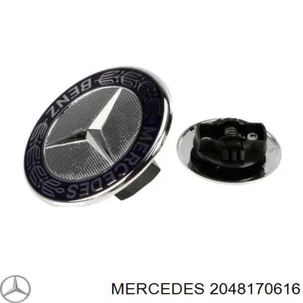 2048170616 Mercedes Emblema da capota
