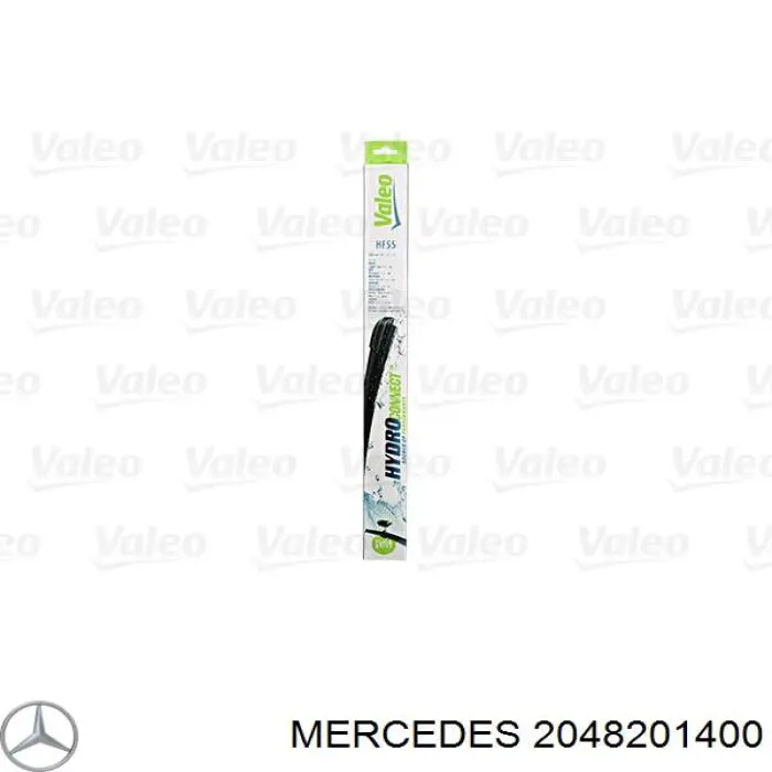 Limpa-pára-brisas do pára-brisas, kit de 2 un. Mercedes 2048201400