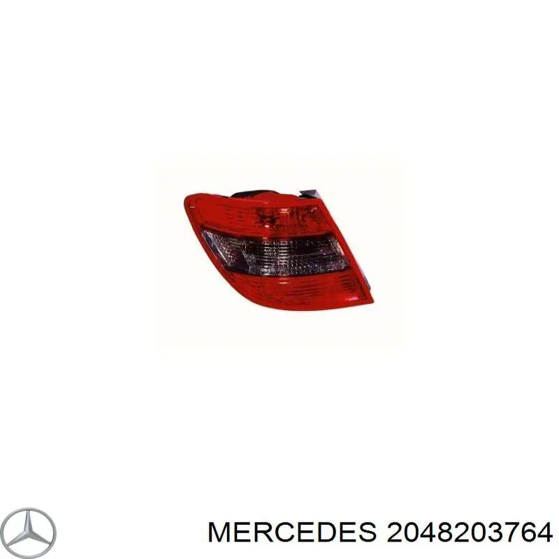 Lanterna traseira esquerda Mercedes 2048203764 preço, a partir de 148,15 USD