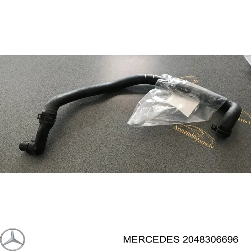 2048306696 Mercedes Mangueira (cano derivado) do sistema de esfriamento