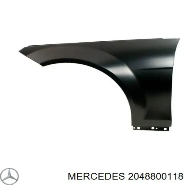 2048800118 Mercedes Pára-lama dianteiro esquerdo