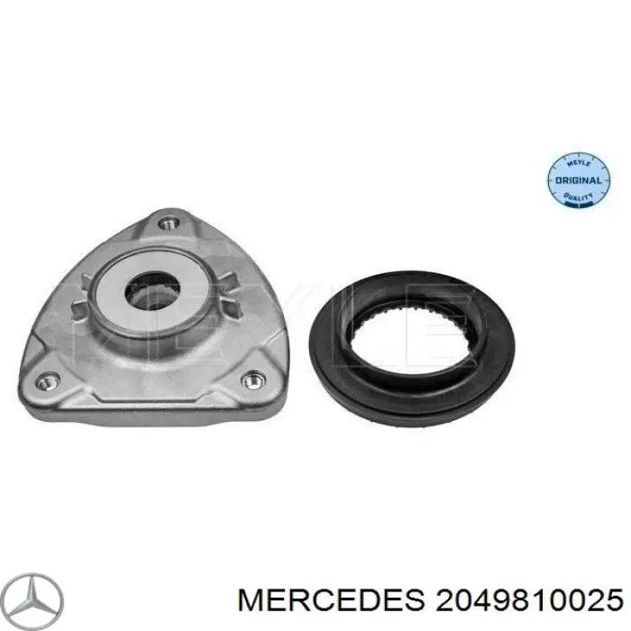 Rolamento de suporte do amortecedor dianteiro Mercedes 2049810025 preço, a partir de 16,43 USD
