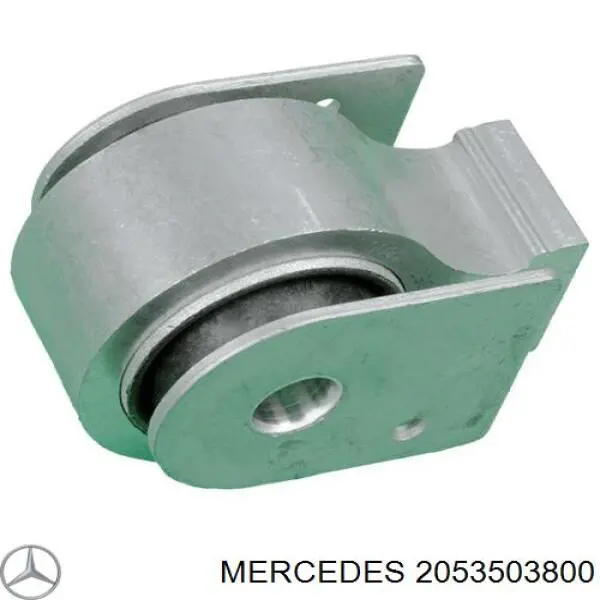 A2053503800 Mercedes Bloco silencioso (coxim) de dianteiro redutor do eixo traseiro
