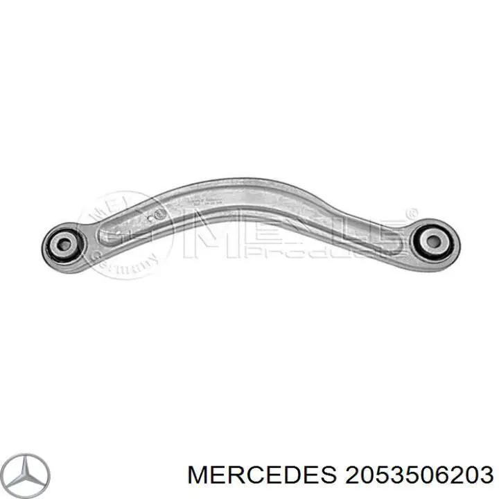 2053506203 Mercedes Braço oscilante superior direito de suspensão traseira