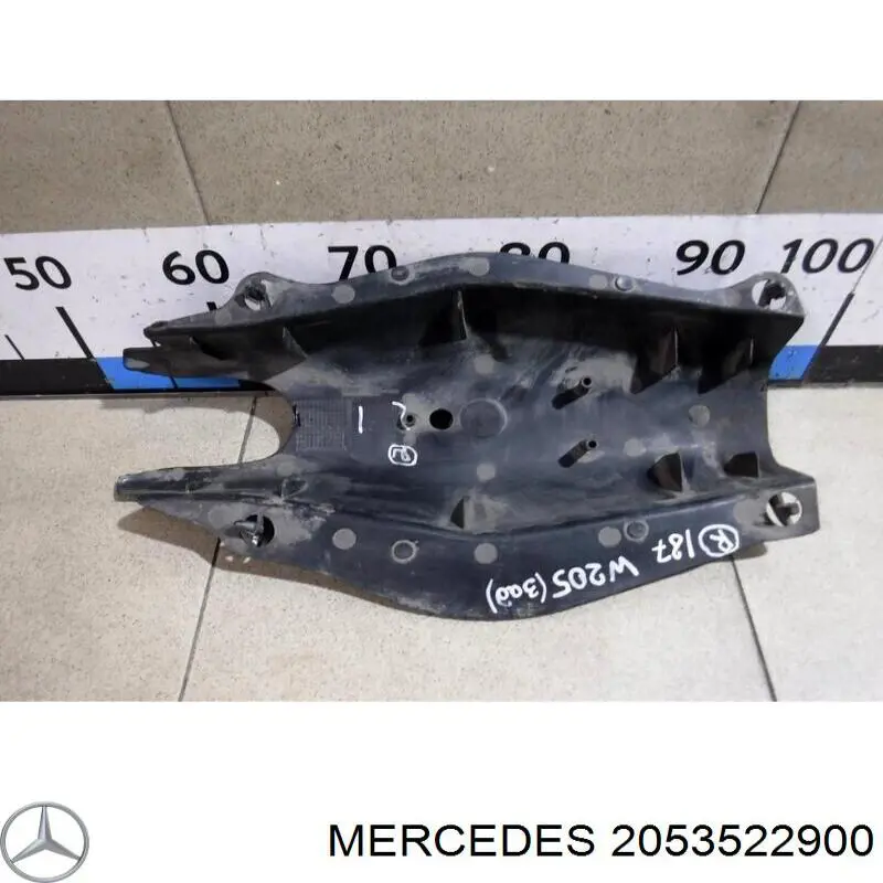Compre 2053522900 Mercedes Proteção do braço inferior traseiro