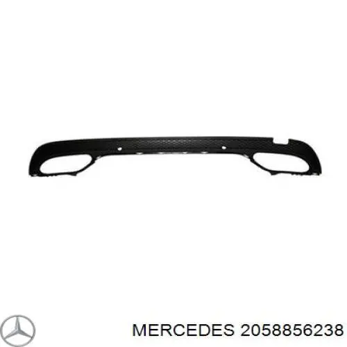 Placa sobreposta do pára-choque traseiro Mercedes 2058856238 preço, a partir de 120,39 USD