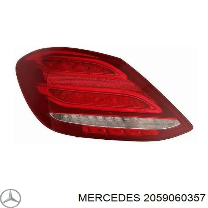 Lanterna traseira esquerda Mercedes 205906035764 preço, a partir de 159,89 USD