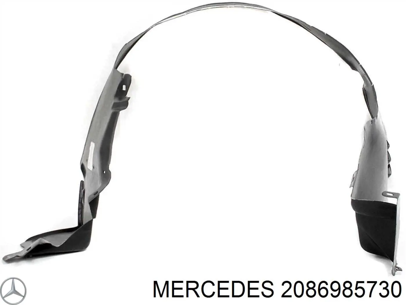 Guarda-barras esquerdo dianteiro do pára-lama dianteiro Mercedes A2086985730 preço, a partir de 11,75 USD