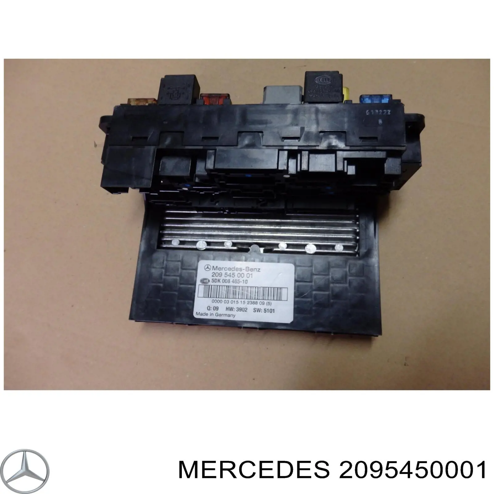 Unidade de dispositivos de segurança Mercedes A2095450001 preço, a partir de 161,74 USD
