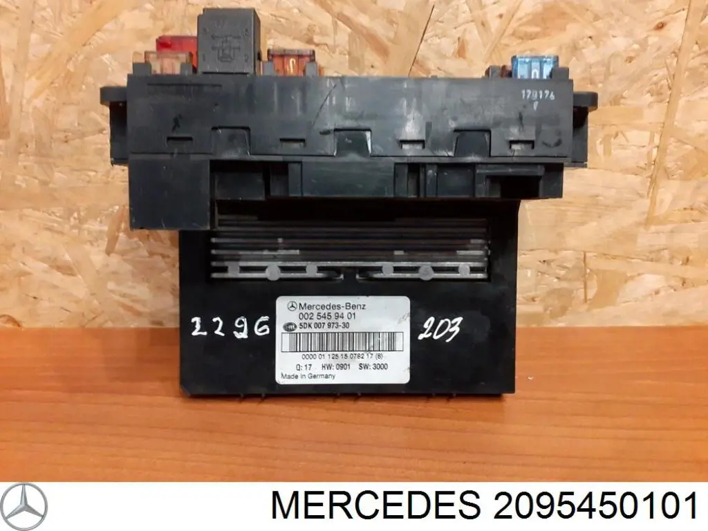 Unidade de controlo de sinais SAM 2035453101 Mercedes