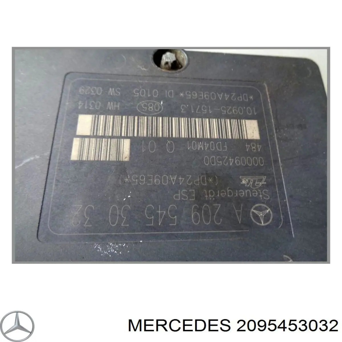 2095453032 Mercedes Unidade hidráulico de controlo ABS