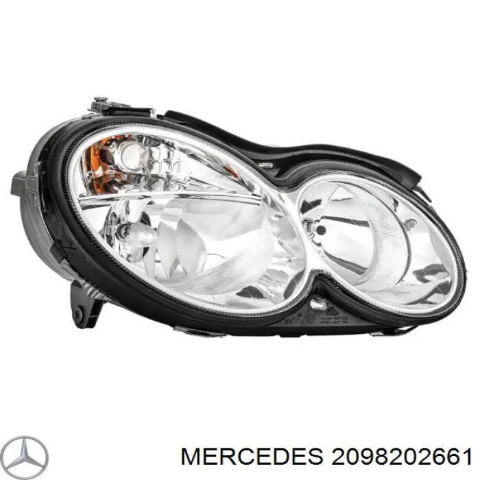 Luz direita Mercedes 2098202661 preço, a partir de 343,76 USD