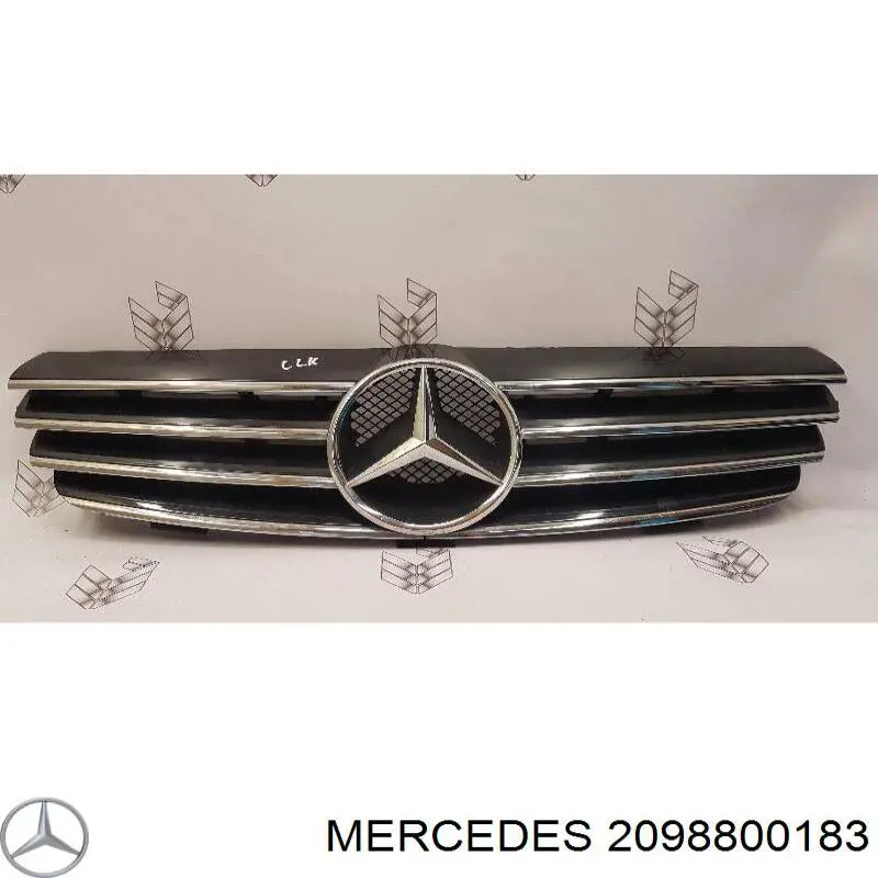 Compre Grelha do radiador Mercedes CLK 