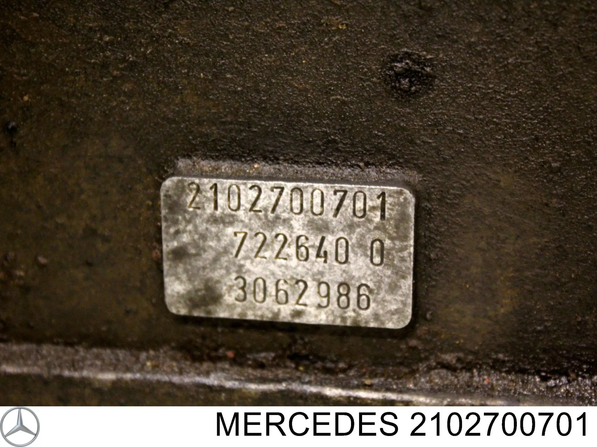 2102700701 Mercedes Caixa Automática de Mudança montada