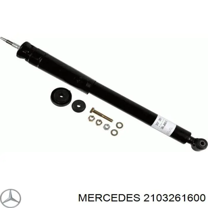 Amortecedor traseiro Mercedes 2103261600 preço, a partir de 70,64 USD