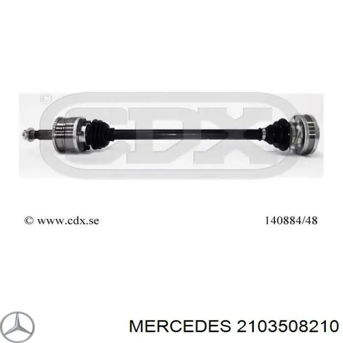 2103508210 Mercedes Semieixo traseiro