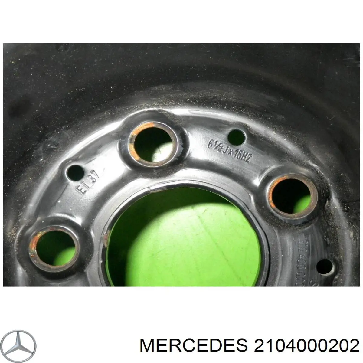 2104000202 Mercedes Discos de roda de aço (estampados)