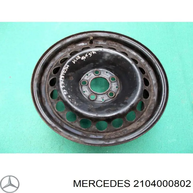 Discos de roda de aço (estampados) Mercedes A2104000802 preço, a partir de 63,10 USD