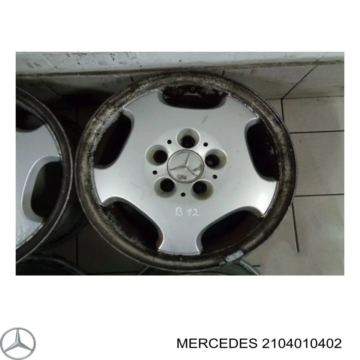 A2104010402 Mercedes Discos de roda de aleação ligeira (de aleação ligeira, de titânio)