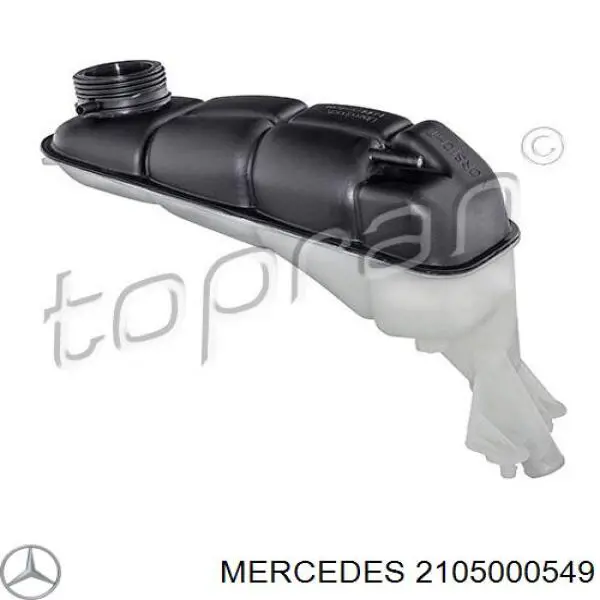 Tanque de expansão do sistema de esfriamento Mercedes 2105000549 preço, a partir de 38,80 USD