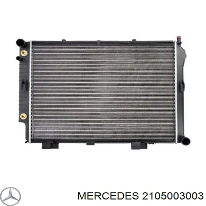 2105003003 Mercedes Radiador de esfriamento de motor