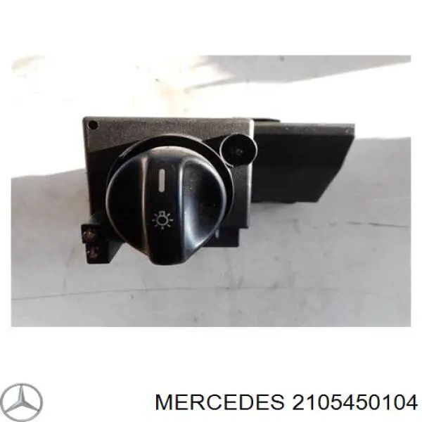 2105450104 Mercedes Comutador das luzes no "painel de instrumentos"