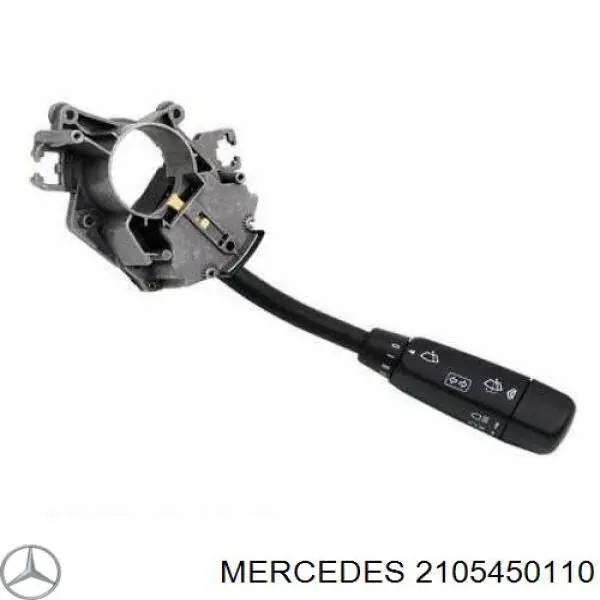 2105450110 Mercedes Comutador esquerdo instalado na coluna da direção