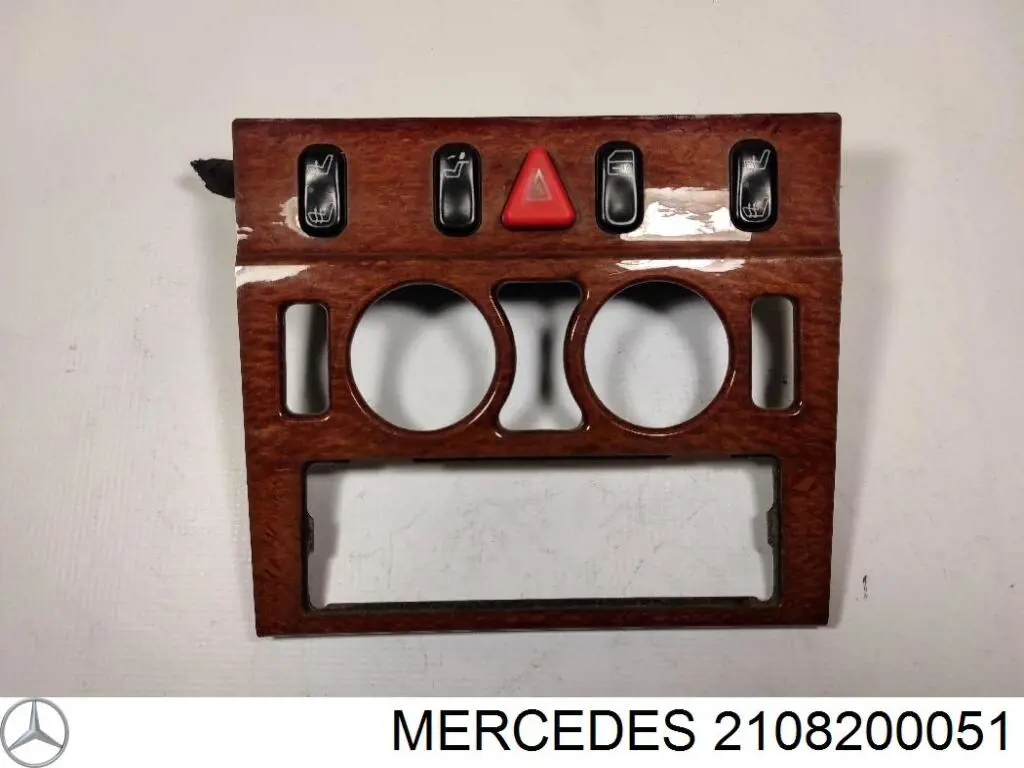 2108200051 Mercedes Botão de ativação de aquecimento do assento