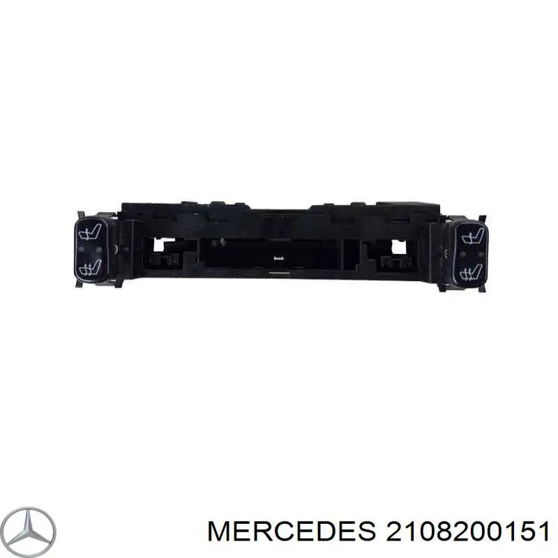 2108200151 Mercedes Botão de ativação de aquecimento do assento
