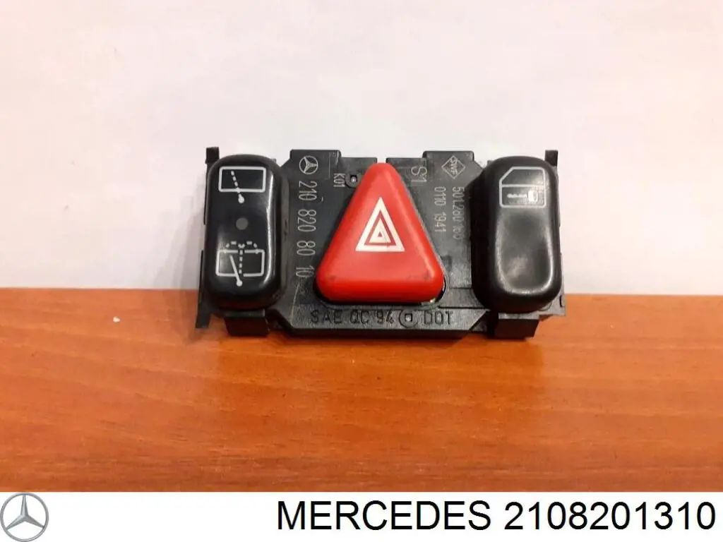 2108201310 Mercedes Botão de ativação do sinal de emergência