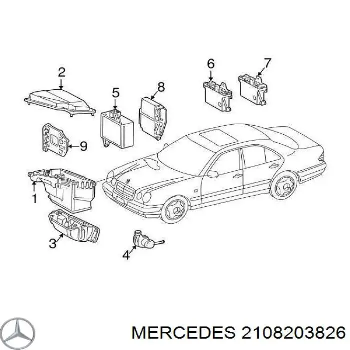 Unidade de conforto Mercedes 2108203826 preço, a partir de 45,97 USD