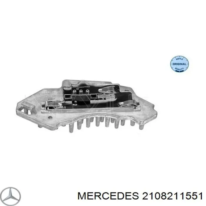 Resistor (resistência) de ventilador de forno (de aquecedor de salão) Mercedes 2108211551 preço, a partir de 61,20 USD