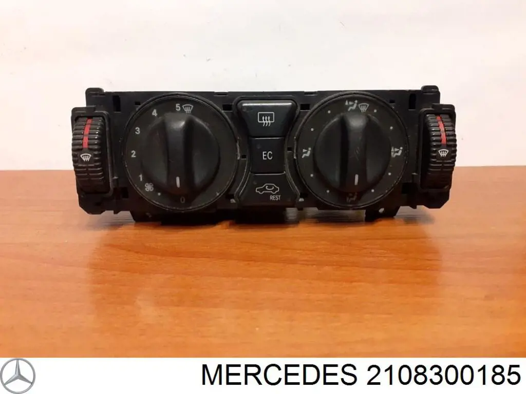 2108300185 Mercedes Unidade de controlo dos modos de aquecimento/condicionamento
