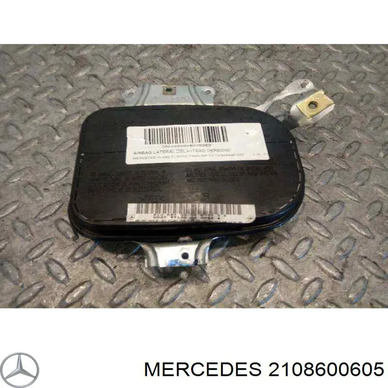2108600605 Mercedes Cinto de segurança (AIRBAG) da porta dianteira direita