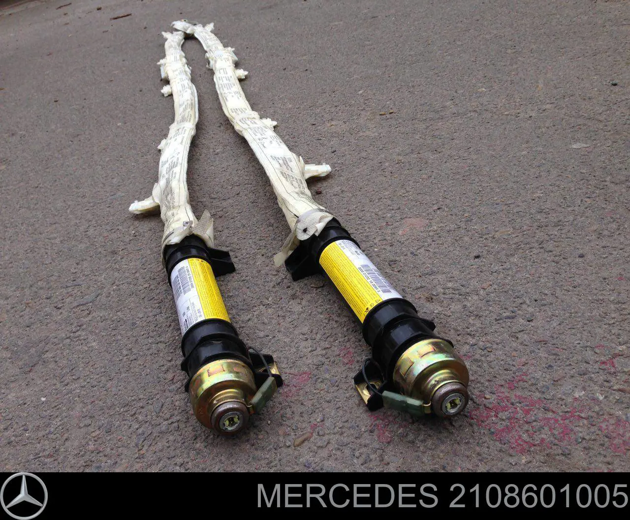 2108601005 Mercedes Cinto de segurança (AIRBAG) de estore lateral direito