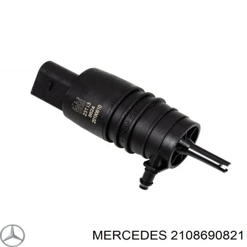 Bomba de motor de fluido para lavador de vidro dianteiro Mercedes 2108690821 preço, a partir de 23,84 USD