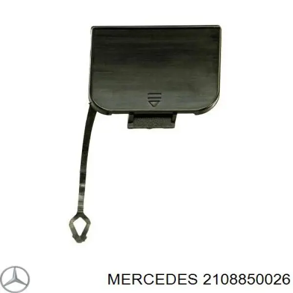 2108850026 Mercedes Tampão dianteira do pára-choque do gancho de reboque