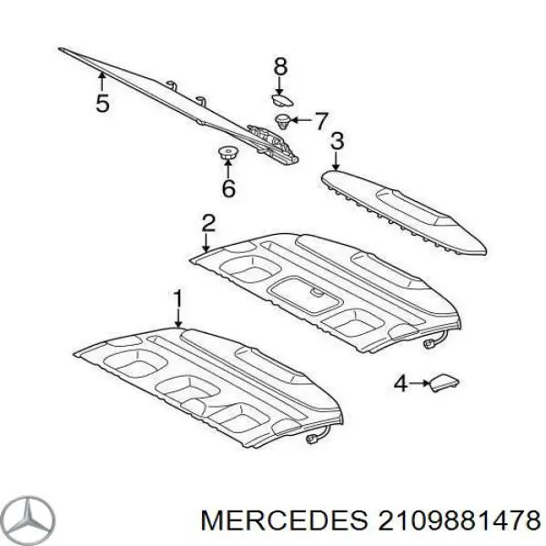  Mercedes A2109881478 preço, a partir de 35,85 USD