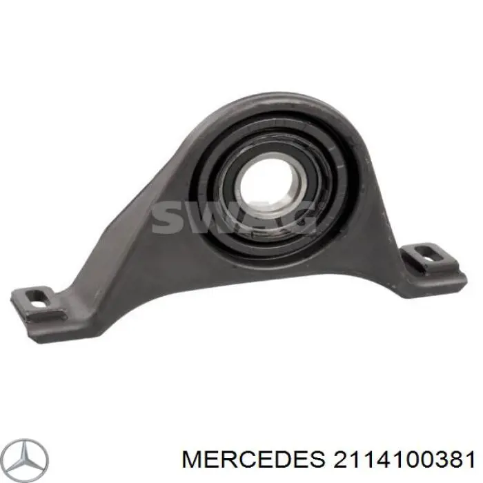 2114100381 Mercedes Acoplamento de rolamento suspenso da junta universal