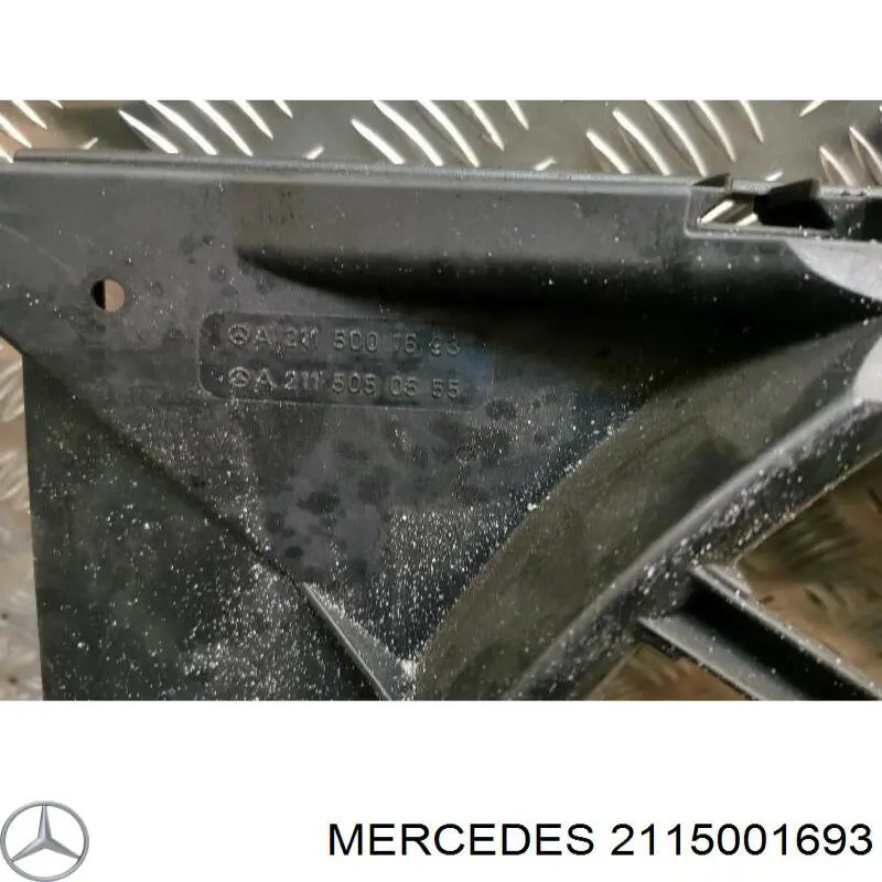Compre 2115001693 Mercedes Ventilador elétrico de esfriamento montado (motor + roda de aletas) direito