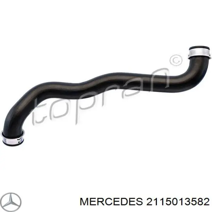 Compre 2115013582 Mercedes Mangueira (cano derivado) do radiador de esfriamento superior