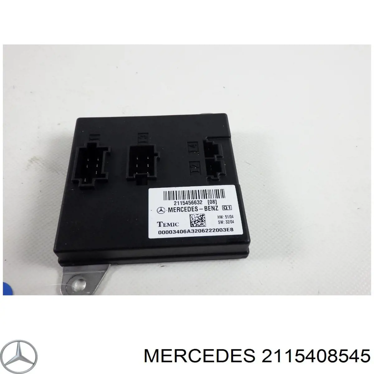 2115408545 Mercedes Unidade de controlo de iluminação